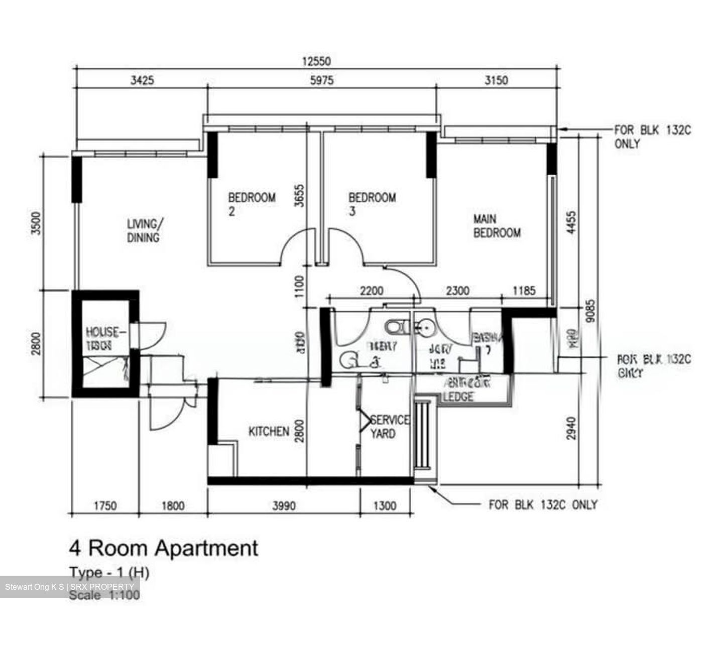 Blk 132B Eastlink I @ Canberra (Sembawang), HDB 4 Rooms #600898691